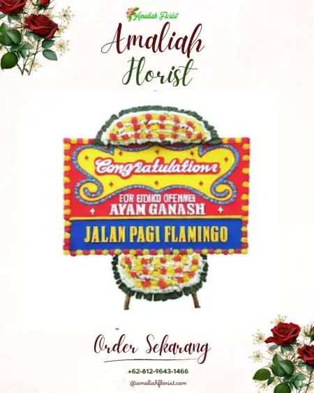 Sewa Papan Bunga Gempoldenok
